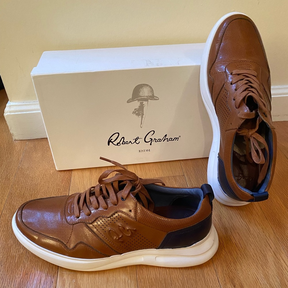 Robert Graham mens sneaker/shoe Size 9